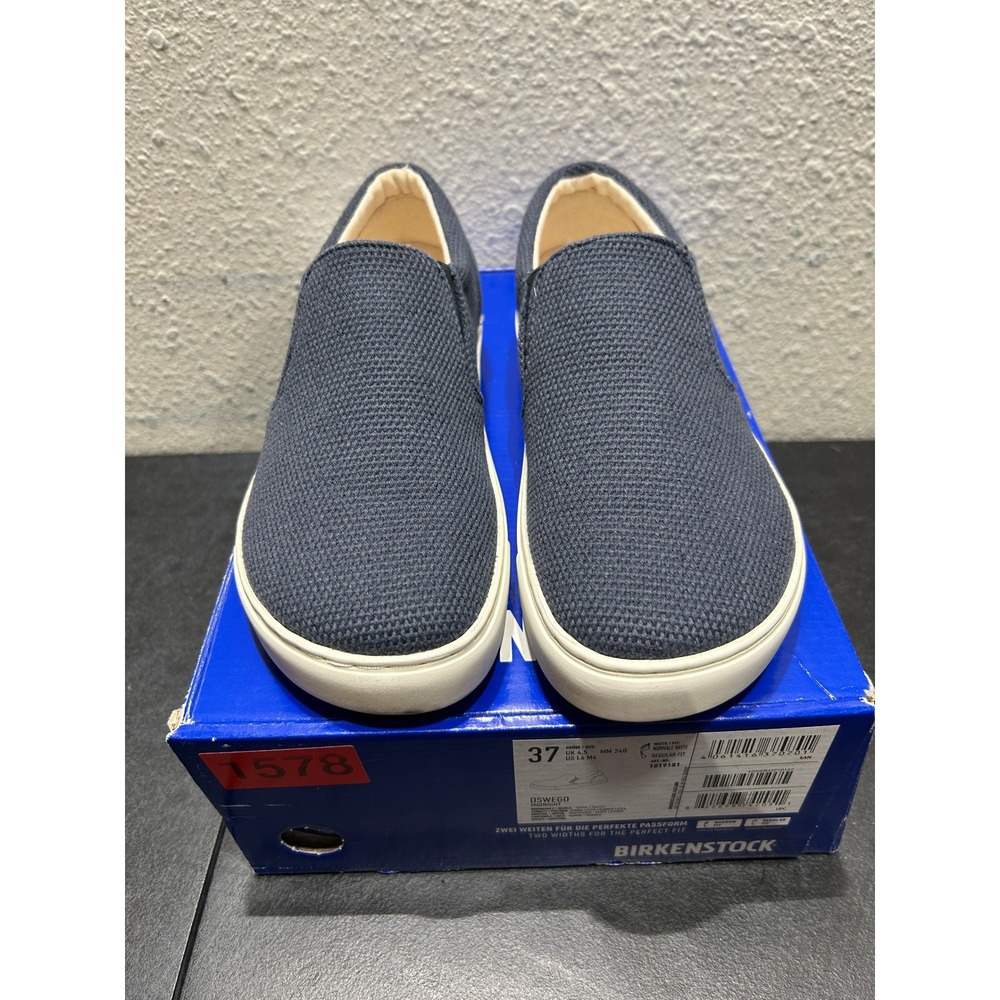 Birkenstock Oswego Mixed Leather Midnight Blue EU 37 US L6 M4 Womens
